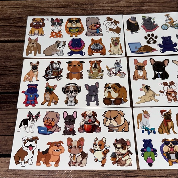 New Kids Bulldog Temporary Tattoo Lot - Picture 4 of 6